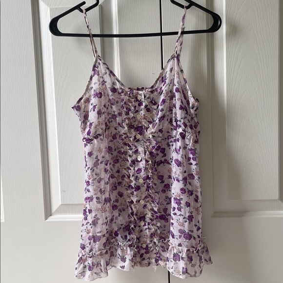 Sheer Ruffle Top - Picture 2 of 5